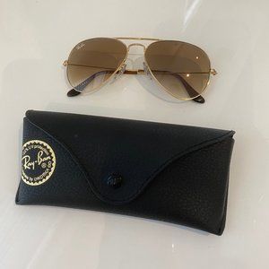 Ray-ban Gold Aviator Gradient